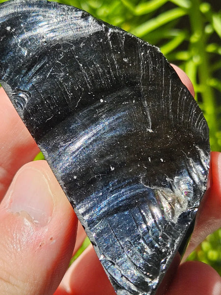 77g Black Obsidian//Raw Mineral//Polished Minerals//Russia