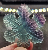 39g Fluorite//Purple Fluorite//Green Fluorite//Polished Minerals//Snowflake//Gifts