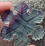 39g Fluorite//Purple Fluorite//Green Fluorite//Polished Minerals//Snowflake//Gifts