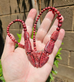 63g Pink Thulite Necklace