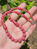 58g Rose Rhodonite Necklace