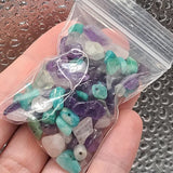 25g Mineral Chips/Crystals/Beads/Tumbles/Quartz/Amethyst/Rose Quartz/Fluorite/Amazonite