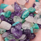 25g Mineral Chips/Crystals/Beads/Tumbles/Quartz/Amethyst/Rose Quartz/Fluorite/Amazonite