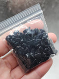 25g Black Obsidian/Mineral Chips/Crystal Tumbles/Art/Crafts/Metaphysical